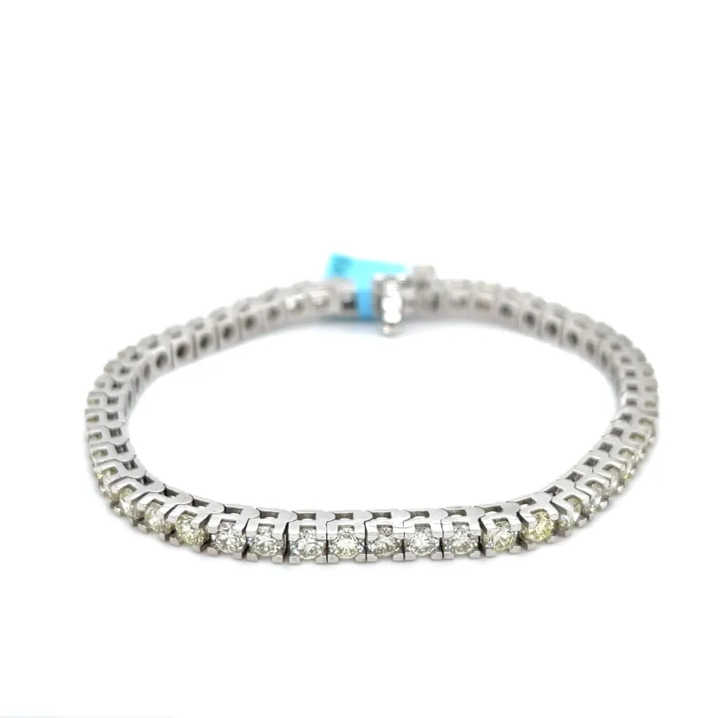 5.13 CTTW DIAMOND TENNIS BRACELET IN 14 KARAT WHITE GOLD AT REGARD JEWELRY IN AUSTIN, TEXAS