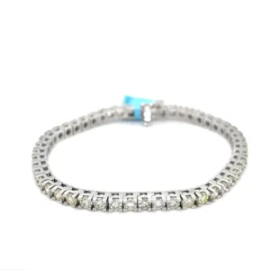 5.13 CTTW DIAMOND TENNIS BRACELET IN 14 KARAT WHITE GOLD AT REGARD JEWELRY IN AUSTIN, TEXAS