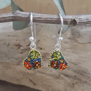 Allegra Vintage Dream Heart Drop Earrings