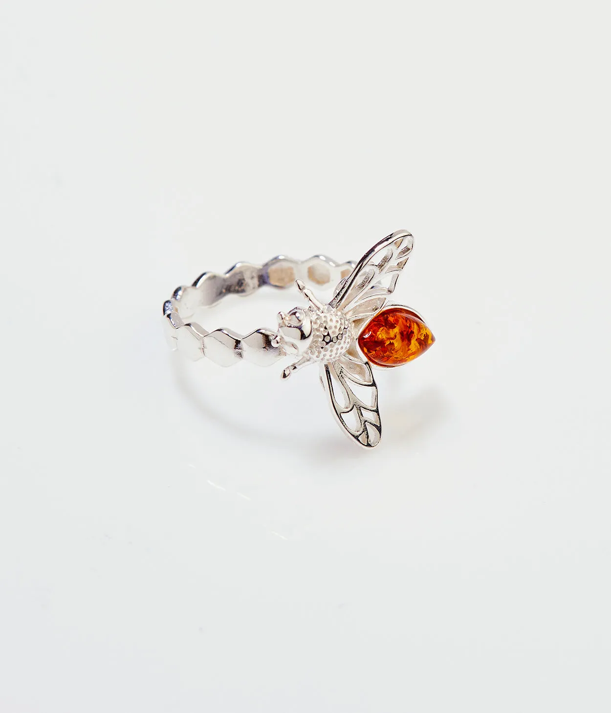 Amber Bee Ring