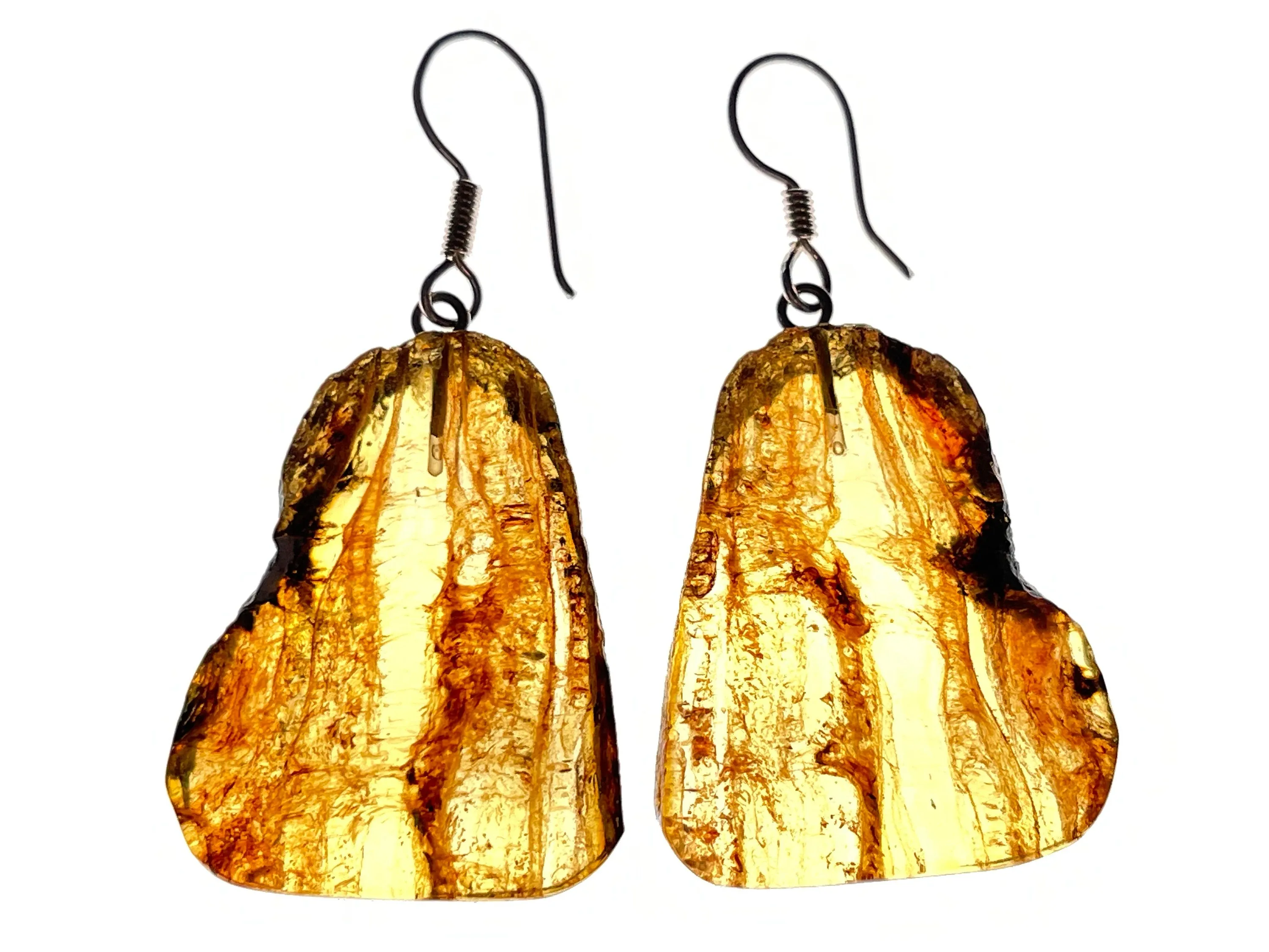 AMBER Crystal Earrings - Statement Earrings, Dangle Earrings, Handmade Jewelry, Healing Crystals and Stones, 50363