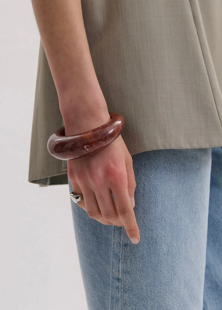 Anna Rossi Heirloom Bangle in Burgundy