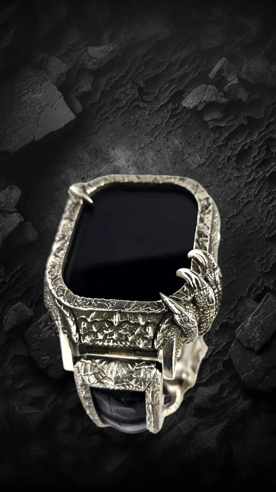 Apple Watch Case and Bangle for Ultra Silver 925