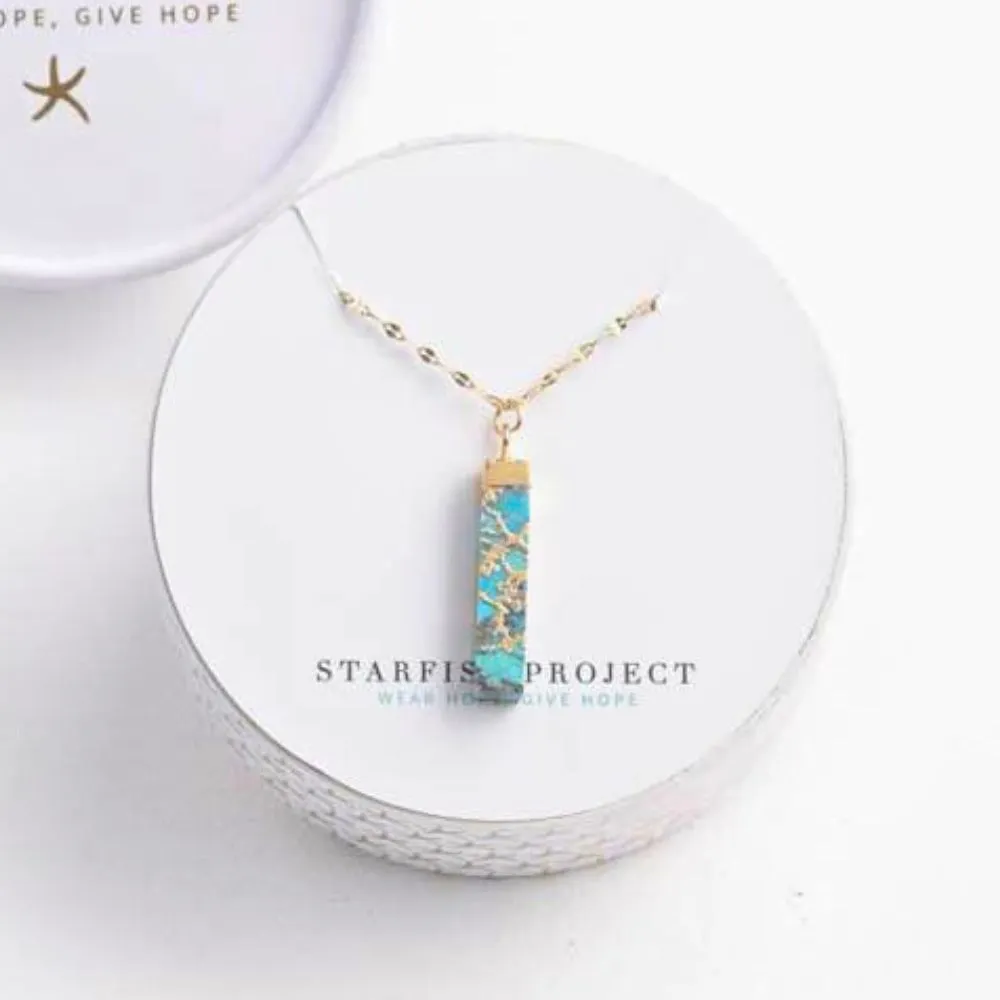 Brayden Turquoise Pendant Necklace