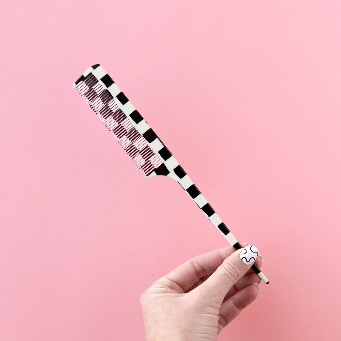Checkerboard Parting Comb