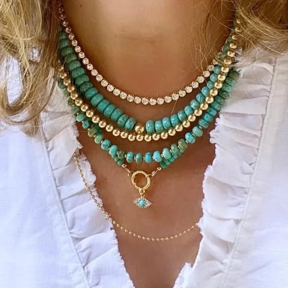 Chinese Turquoise Necklace - Mei