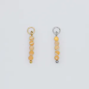 Coral Shell Bead Charm