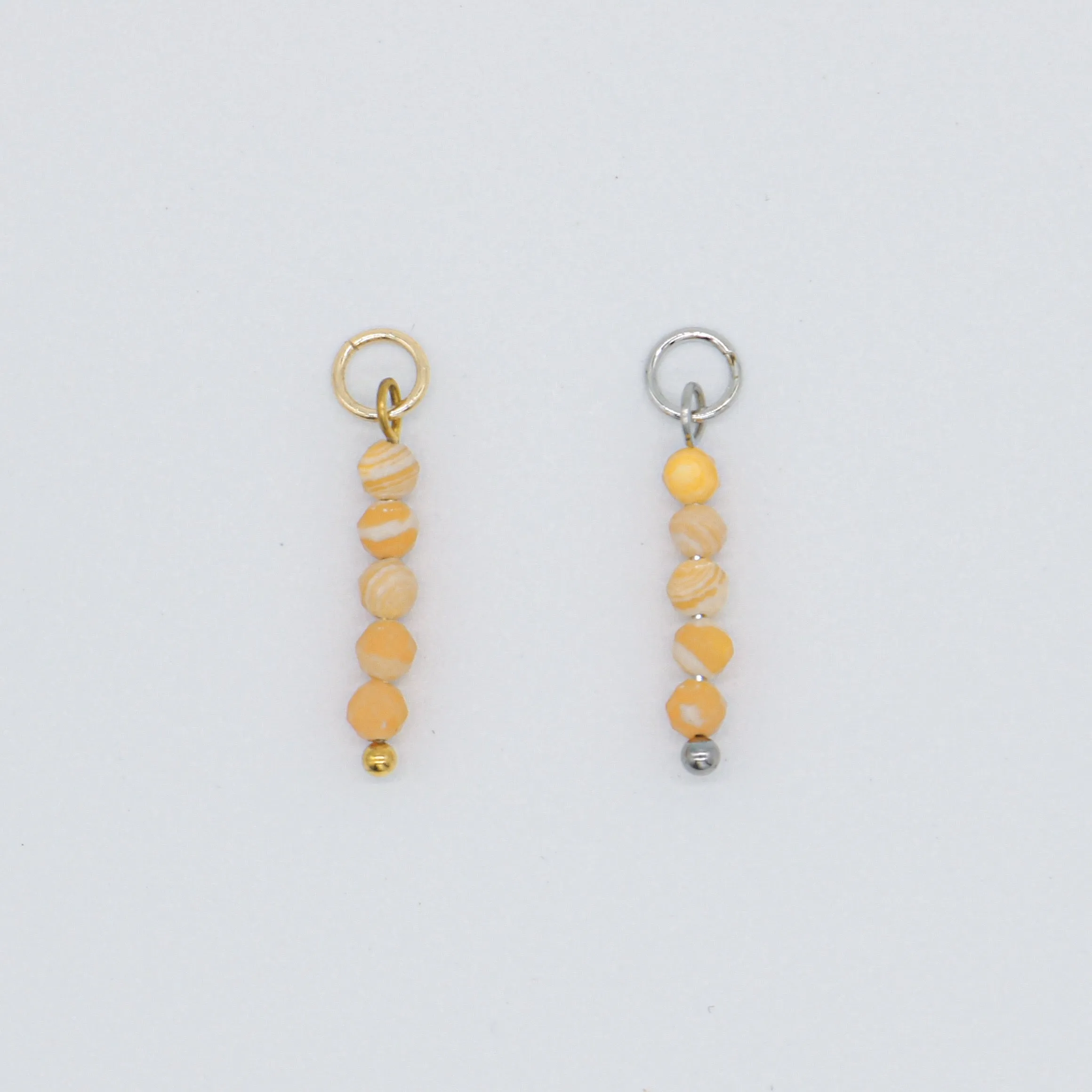 Coral Shell Bead Charm