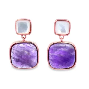 Drop-Style Square Earrings