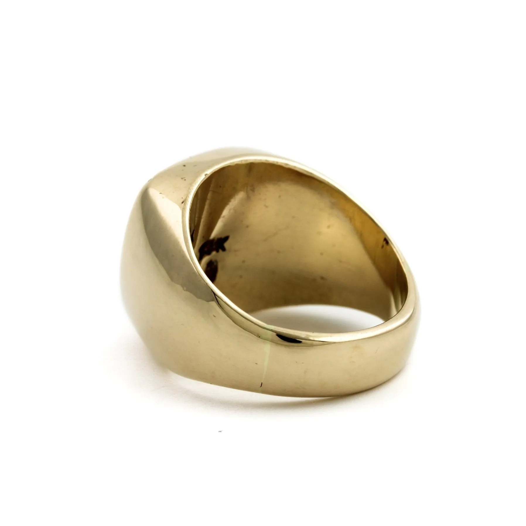 Gold Wax Seal Family Signet Ring