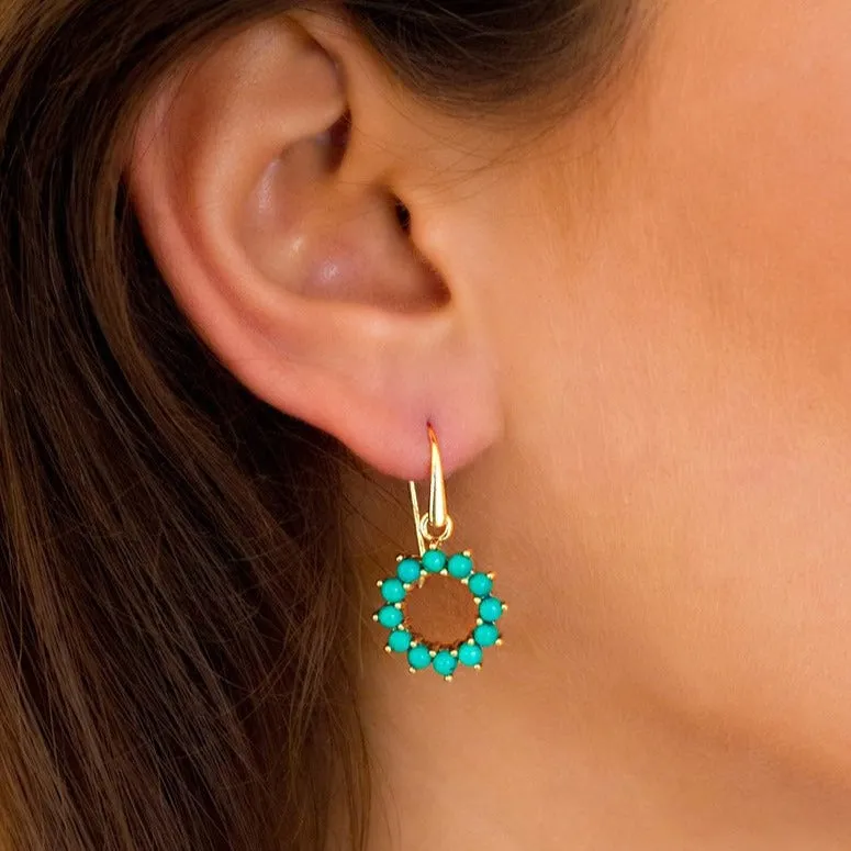 Halo Radiance Earrings - Gold
