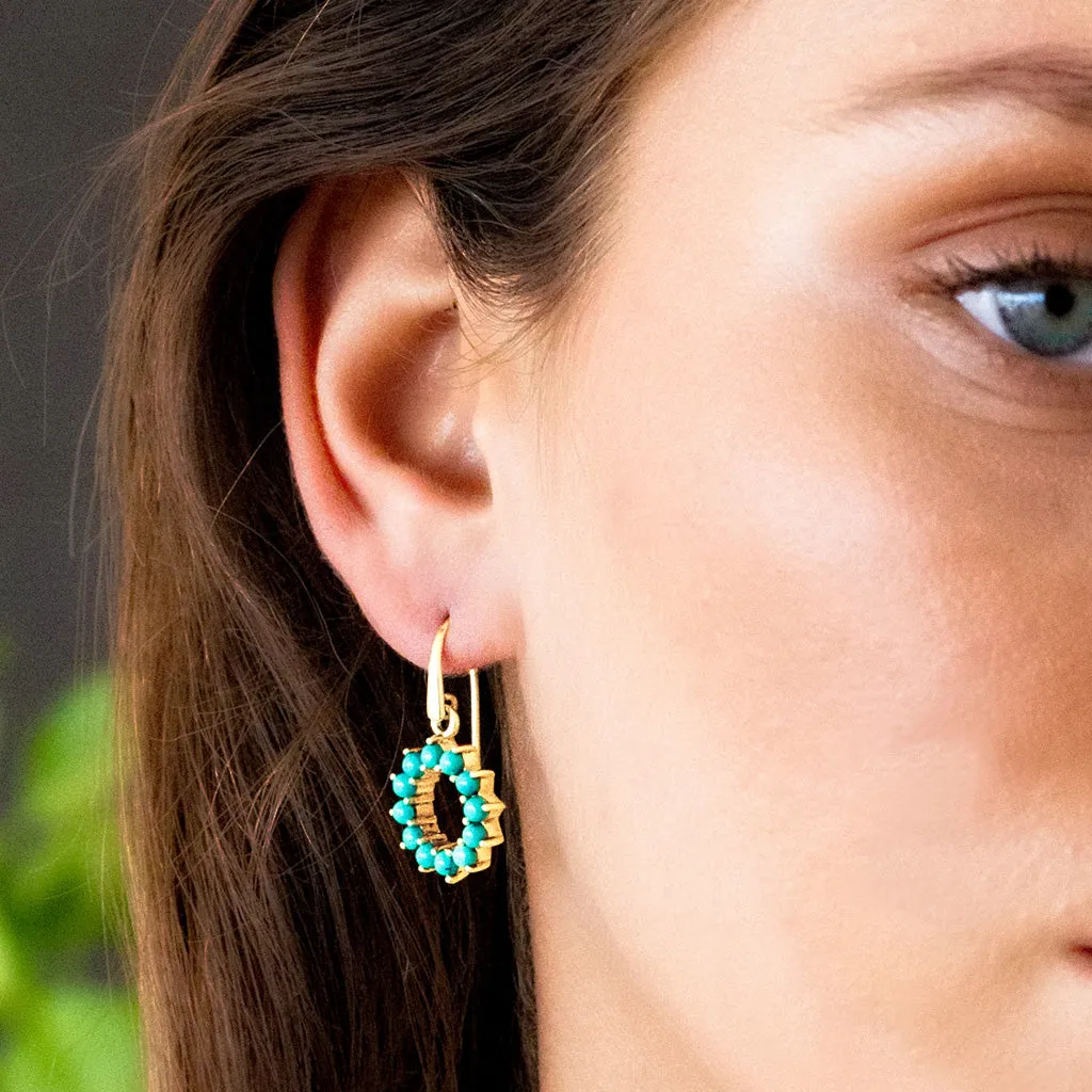 Halo Radiance Earrings - Gold