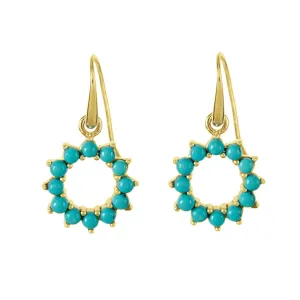 Halo Radiance Earrings - Gold