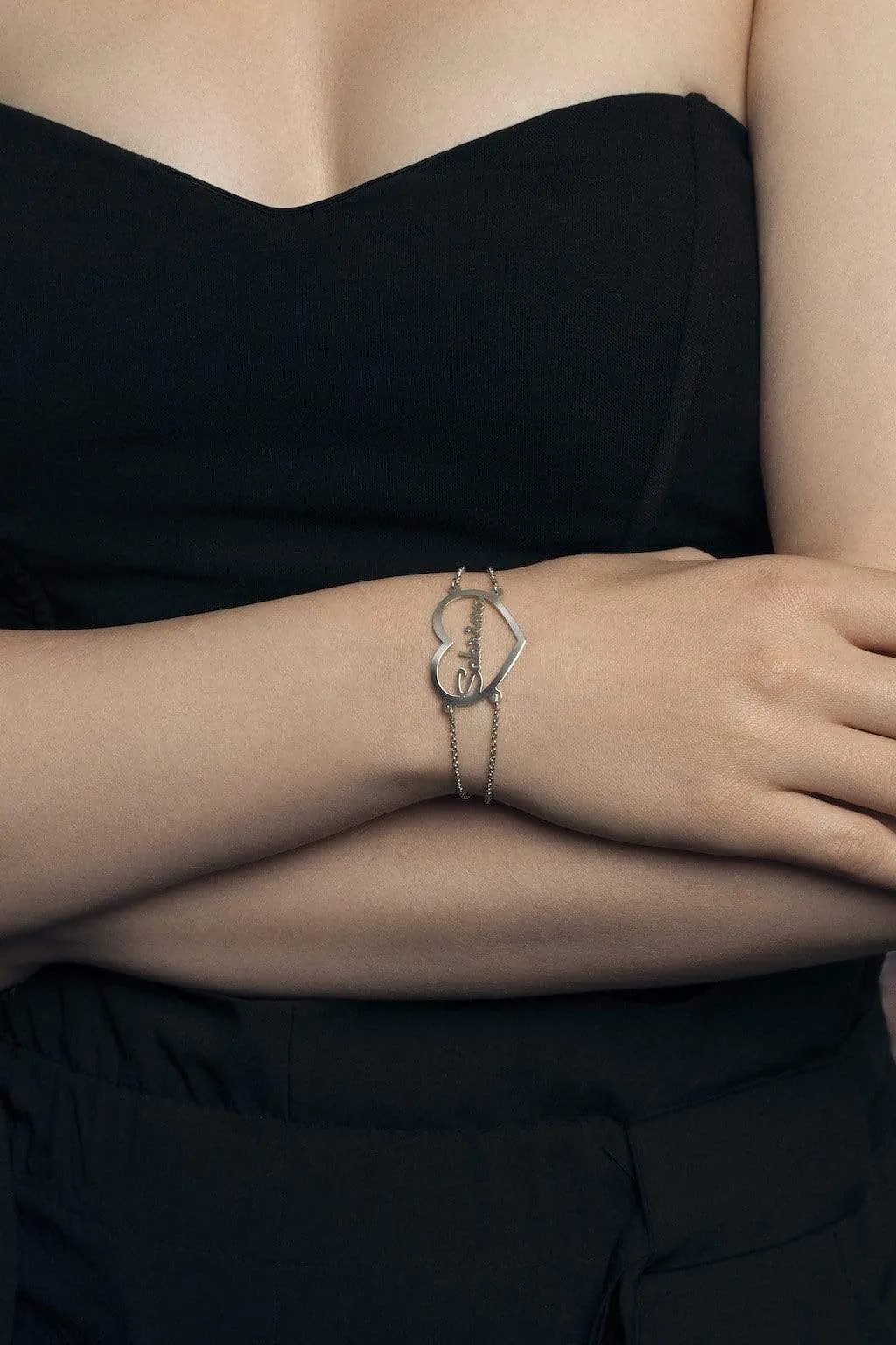 Heart Name Bracelet