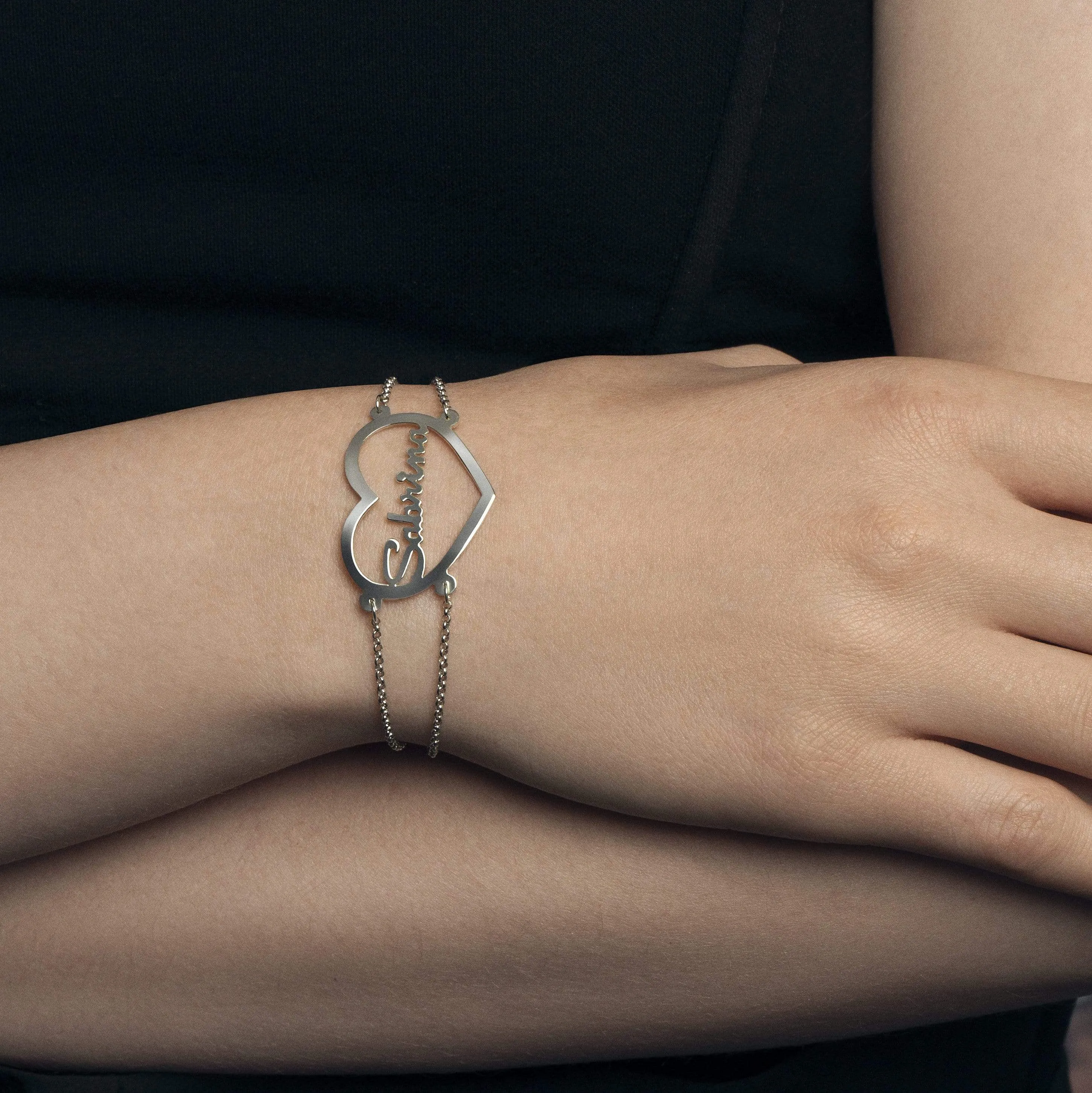 Heart Name Bracelet