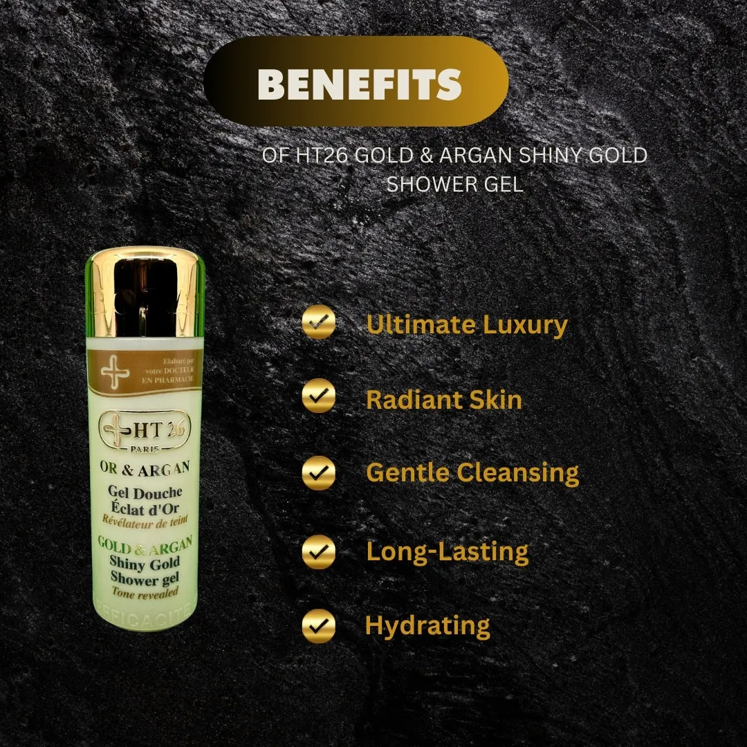 HT26 Gold & Argan Shiny Gold Shower Gel 1000ml