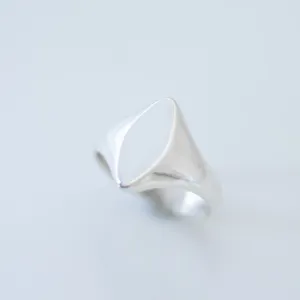 Marquise Signet Ring silver
