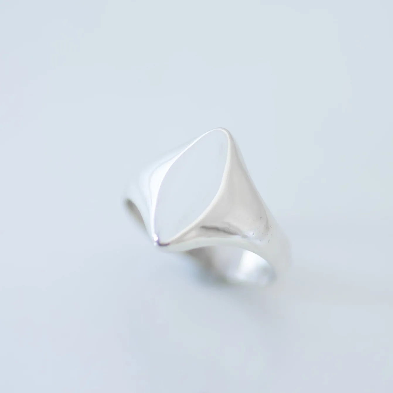 Marquise Signet Ring silver