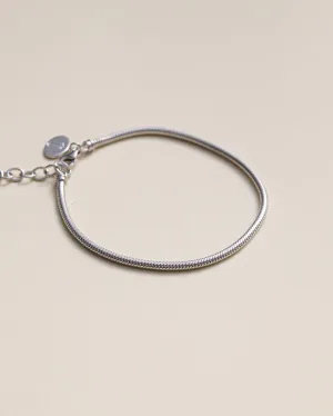 Mason Snake Chain Bracelet 925 Recycled Sterling Silver