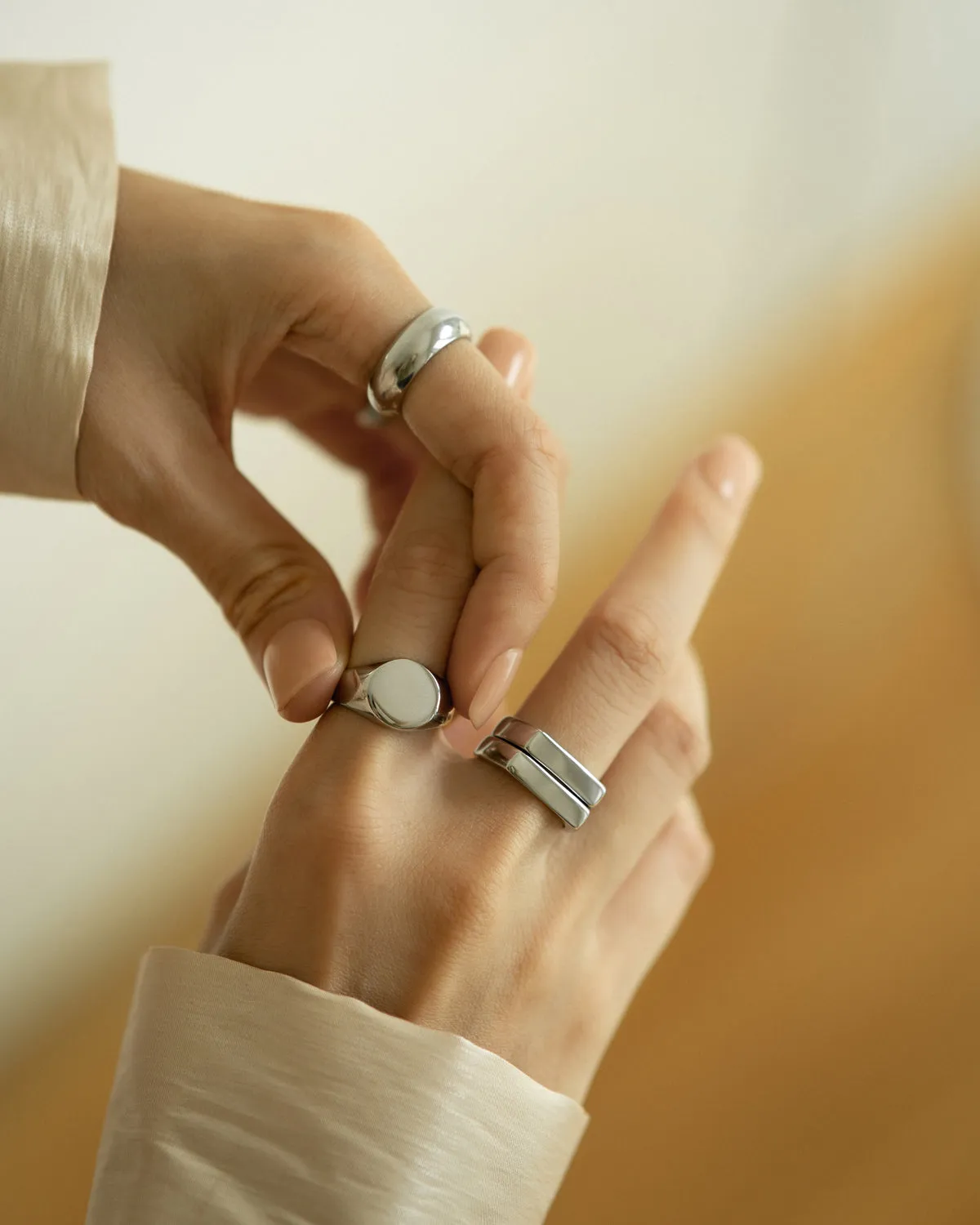 RECTANGLE Signet Ring in Silver