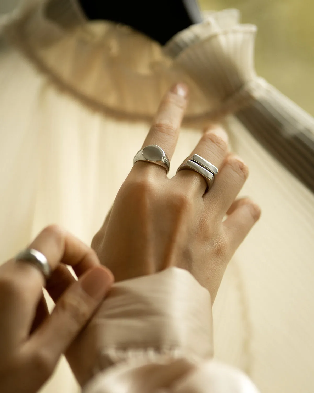 RECTANGLE Signet Ring in Silver