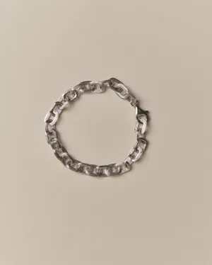 Reese Step Link Bracelet 925 Recycled Sterling Silver
