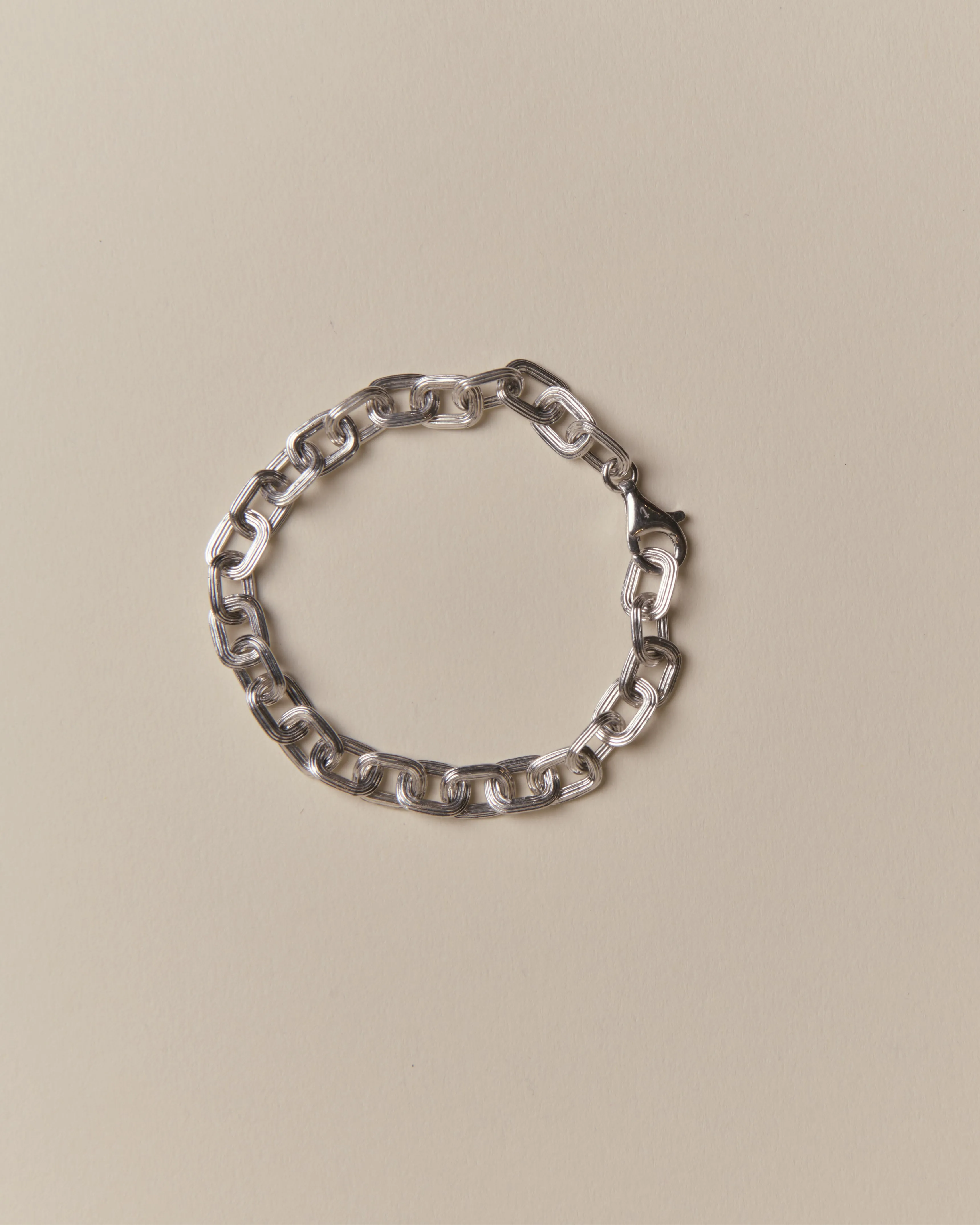 Reese Step Link Bracelet 925 Recycled Sterling Silver