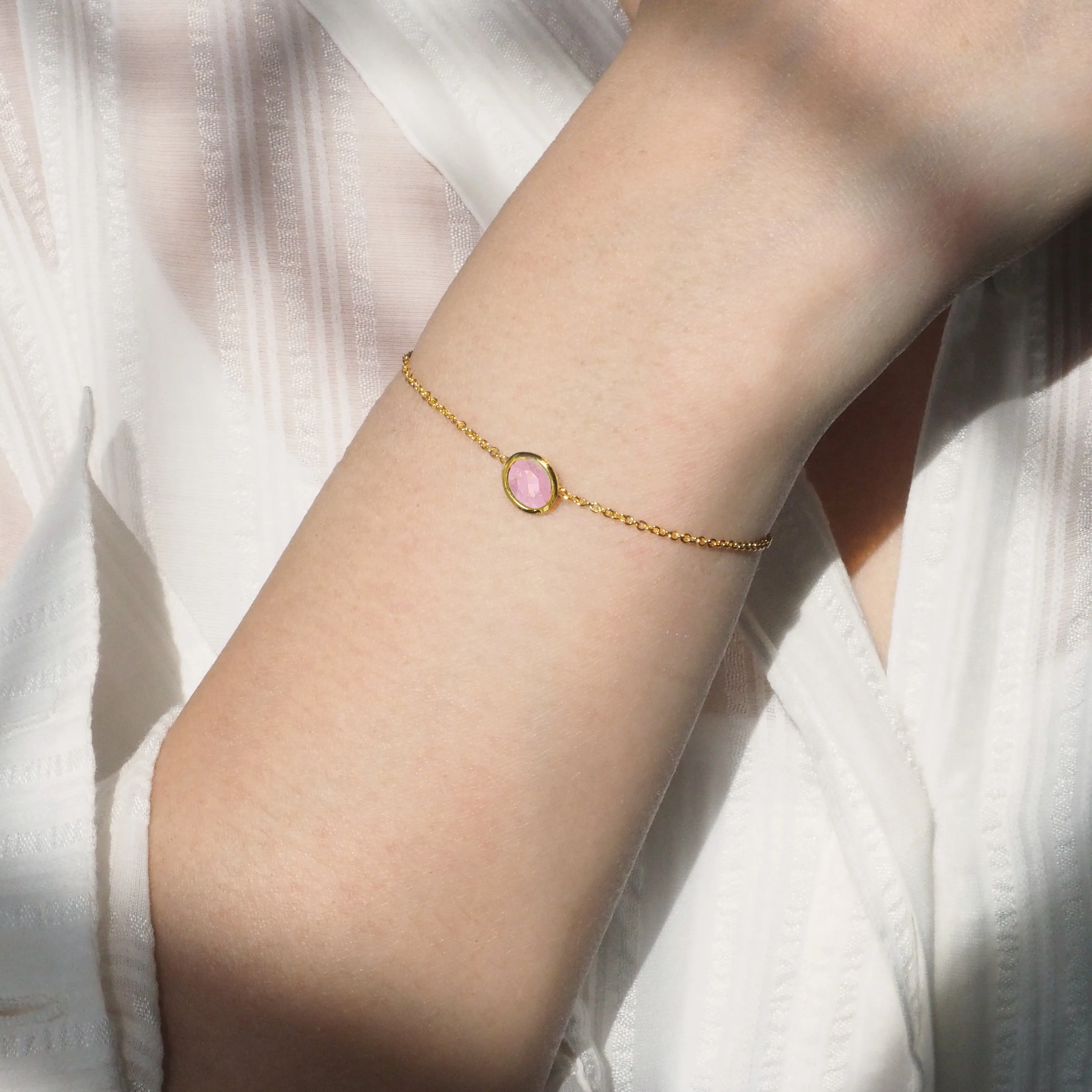 Rose Water Pink Opal Bracelet