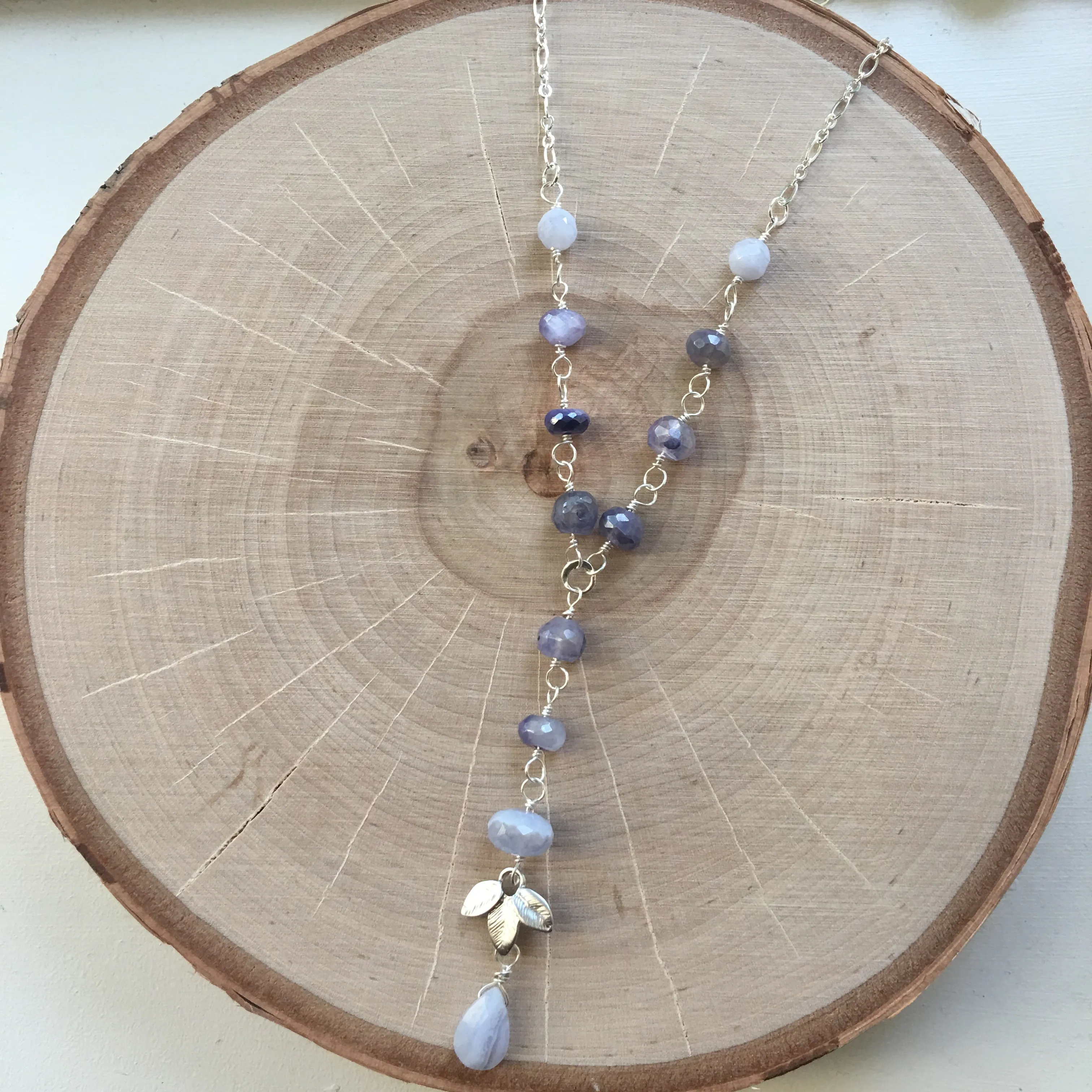Silver Wire Wrap Necklace