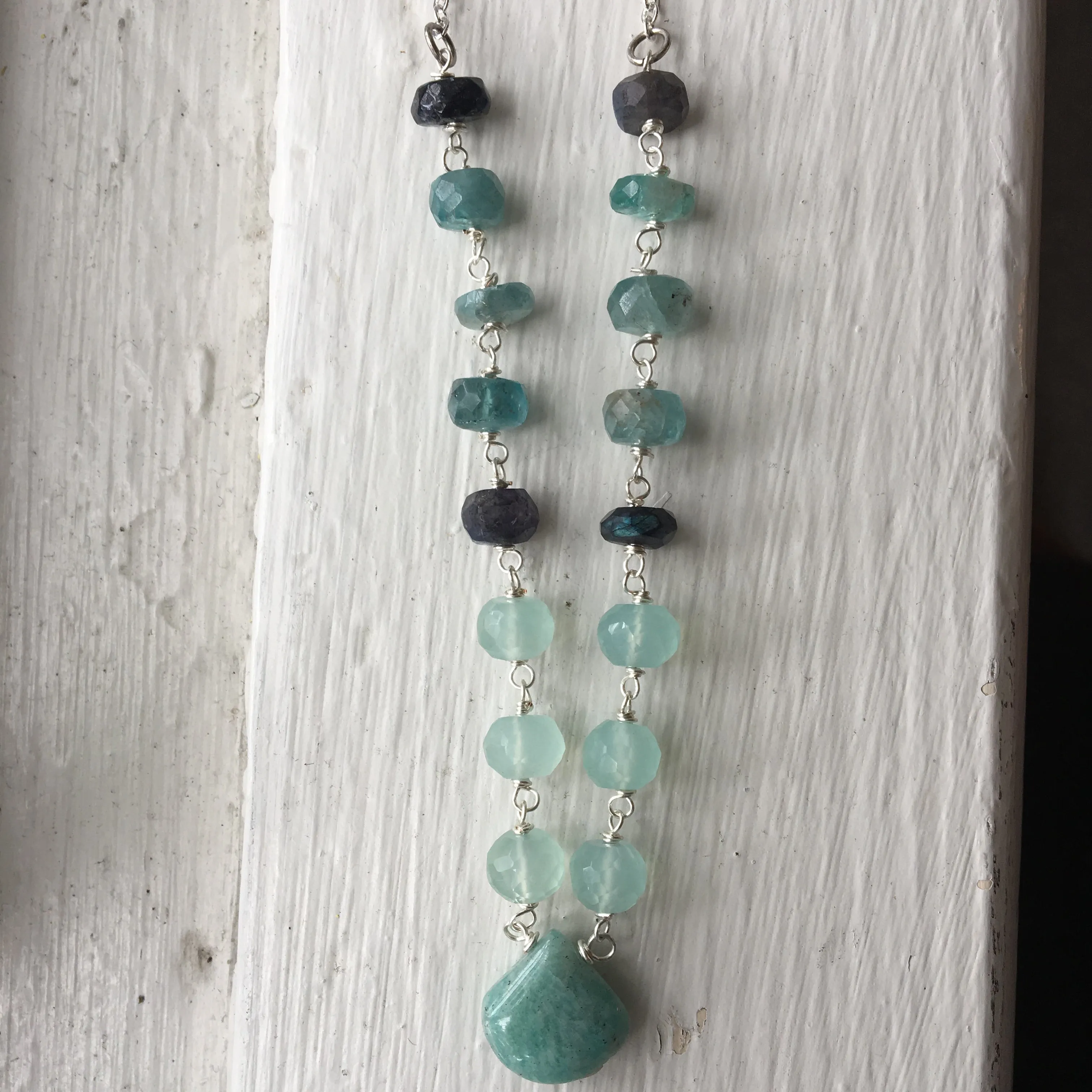 Silver Wire Wrap Necklace
