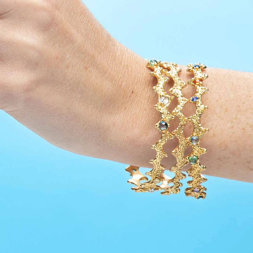 Solid Gold Bangle For Small Hands