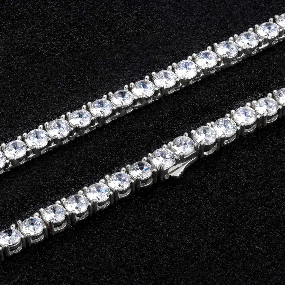 The Ice Age III® -  3mm Diamond Tennis Bracelet