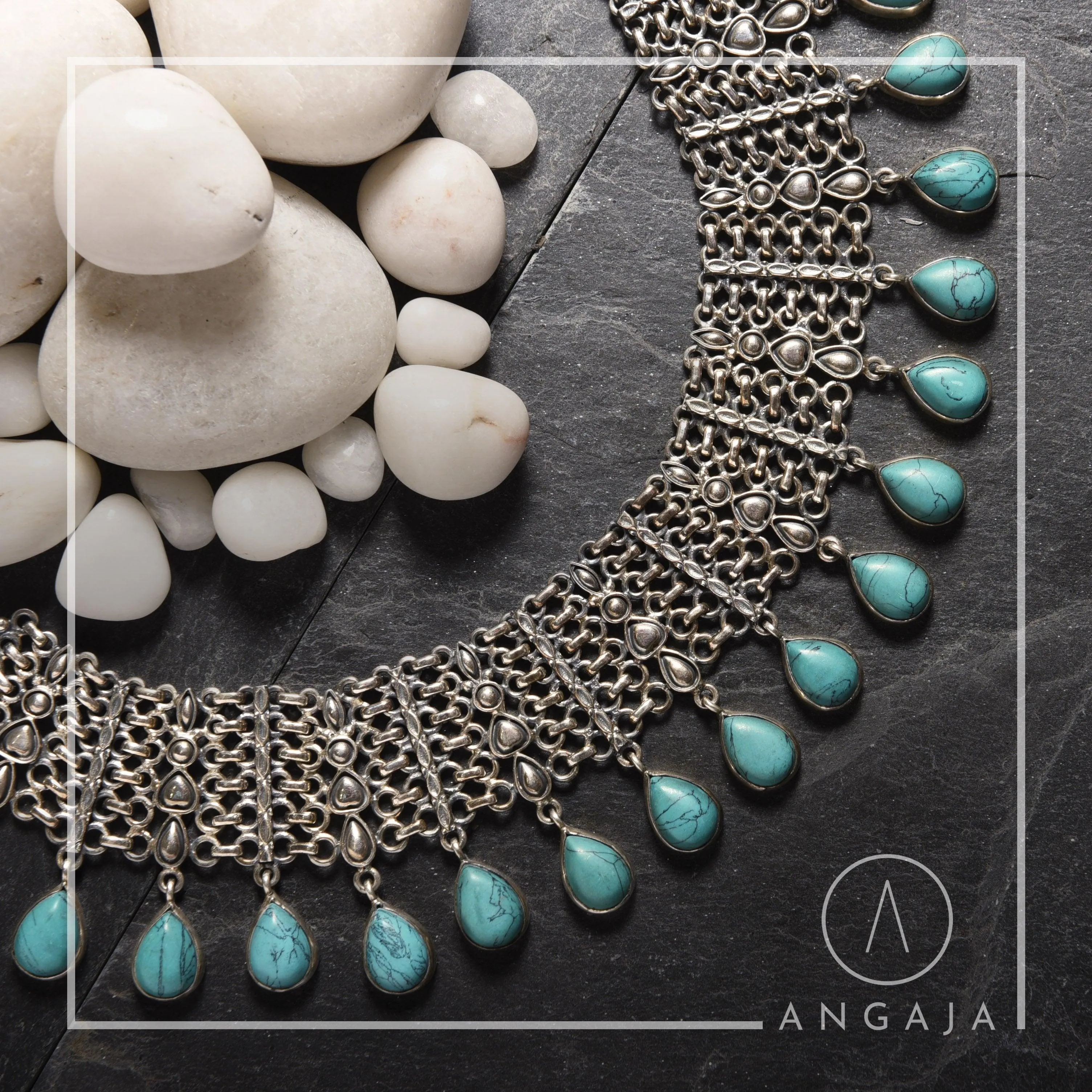 Turquoise Silver Necklace