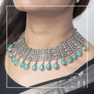 Turquoise Silver Necklace