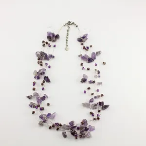 WSWN0060AM - MIA - Amethyst Gemstone Necklace